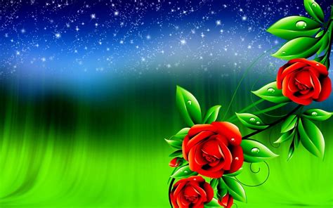 🔥 Free Download Rose Flowers Digital Design 3d Wallpaper The by @mburns75 | WallpaperSafari