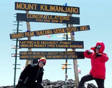 New Summit Sign on Kilimanjaro | Thomson Treks