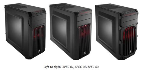 Corsair Expands PC Case Line with a Trio of Carbide Series SPEC Gaming Case - PC Perspective