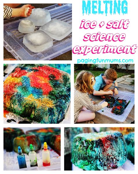 Melting Ice & Salt Science Experiment