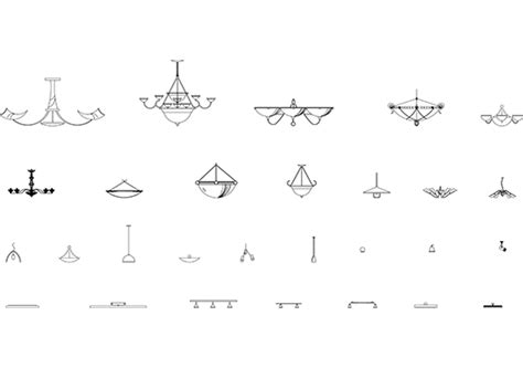 Ceiling Fan Elevation Cad Drawing | Shelly Lighting