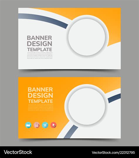 Multipurpose layout banner design Royalty Free Vector Image