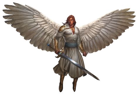 Angel, Solar (from the D&D fifth edition Monster Manual). Art by Conceptopolis. | Angel warrior ...