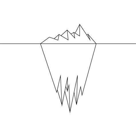 Iceberg Drawing at GetDrawings | Free download