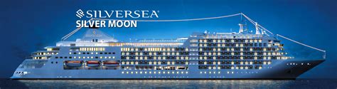 Silversea Cruises Silver Moon Cruise Ship, 2020 and 2021 Silver Moon luxury cruise destinations ...