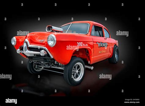 1951 Henry J Kaiser Automobile gasser style Stock Photo - Alamy