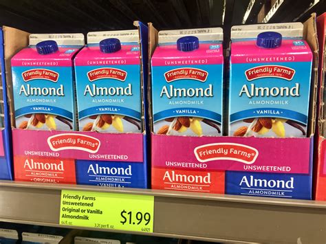 Aldi Unsweetened Vanilla Almond Milk Nutrition | Blog Dandk