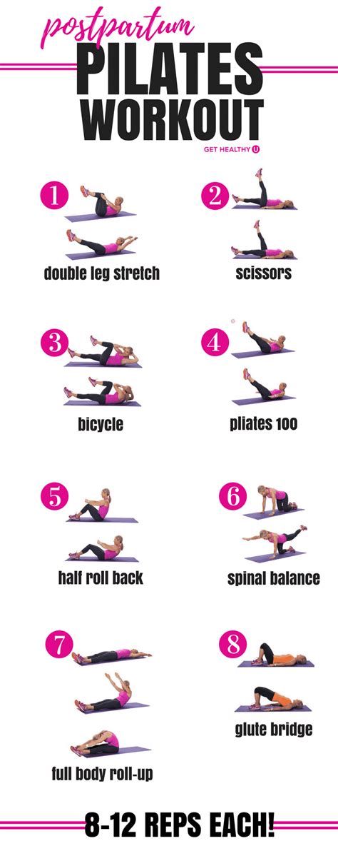 Postpartum Pilates Core Workout - Get Healthy U