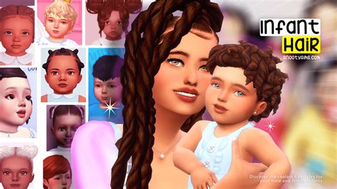 30+ Only the Cutest Infant Hairstyles: Baby Hair CC for Every Taste! — SNOOTYSIMS