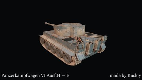 Panzerkampfwagen VI Ausf H E 3D model - TurboSquid 2026666