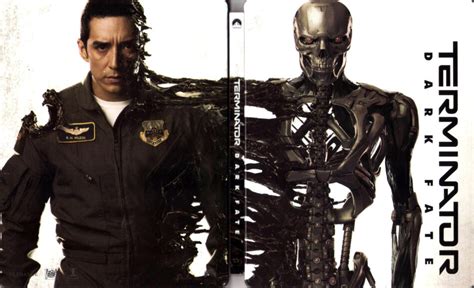 TERMINATOR DARK FATE (2019) 4K STEELBOOK BLU-RAY COVER & LABELS - DVDcover.Com