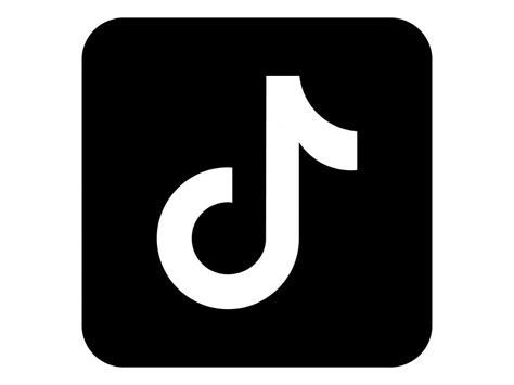 TikTok Black Share Icon Logo PNG vector in SVG, PDF, AI, CDR format