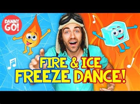 "Fire & Ice FREEZE Dance!" 🔥 ️ /// Danny Go! Brain Break Songs for Kids