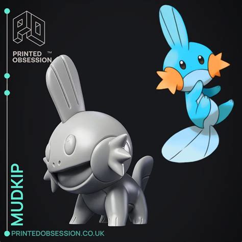 Mudkip - Pokemon - Fan Art - 3D model by printedobsession on Thangs