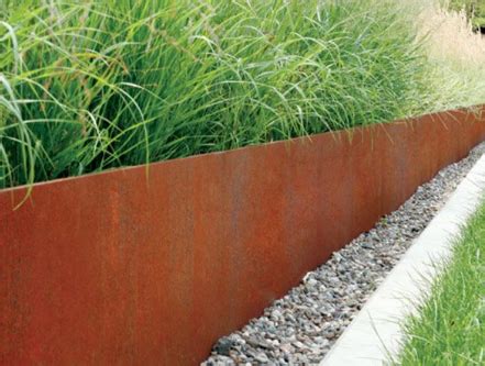 How Do You Install Corten Steel Garden Edging - Garden Design Ideas