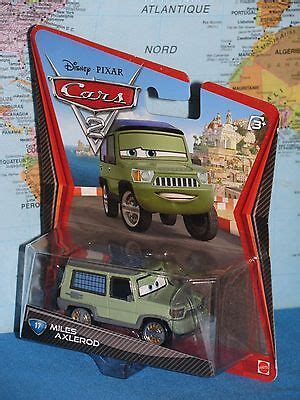 DISNEY PIXAR CARS 2 MILES AXLEROD #17 *BRAND NEW & RARE* | eBay