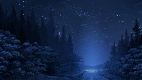 Night Anime Scenery Wallpaper Hd | Anime scenery wallpaper