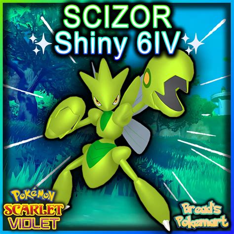 SCIZOR Shiny 6IV / Pokemon Scarlet and Violet / (Instant Download) - Etsy