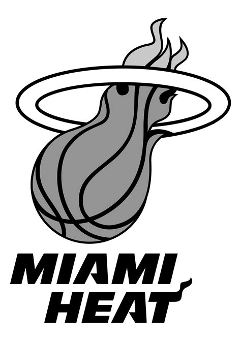 Miami Heat White Logo