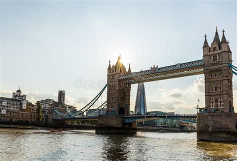 View of Tower Bridge at Sunset, London Stock Image - Image of blue, london: 99853217