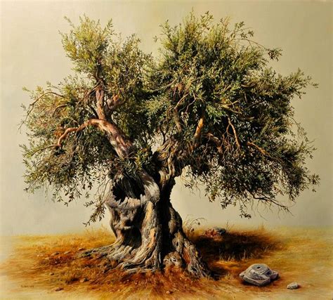 Realistic Tree Paintings By Elidon Hoxha - Fine Art and You