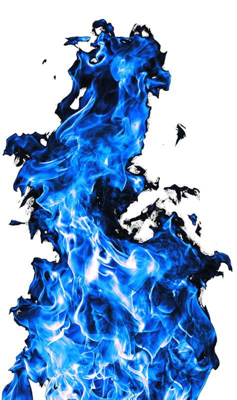 Blue Fire Flames Clipart