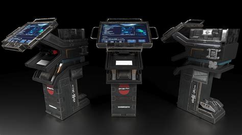 ArtStation - Sci-Fi Console 3D model | Resources