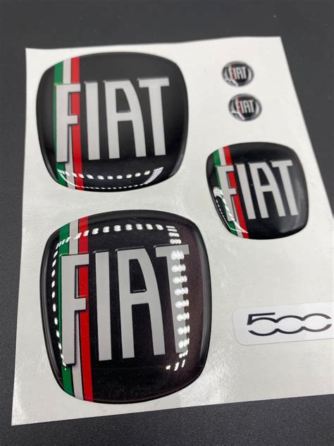 FIAT Compatible Embossed Resin Stickers to Be Superimposed on the Original Decorations - Etsy