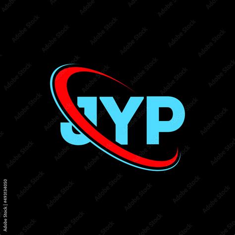 JYP logo. JYP letter. JYP letter logo design. Initials JYP logo linked with circle and uppercase ...