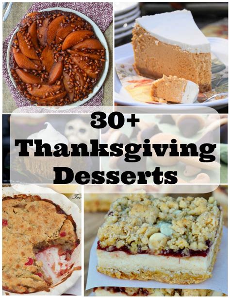 30+ Thanksgiving Desserts