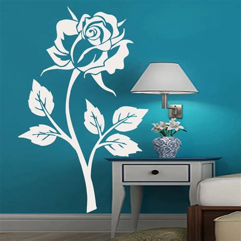 Wall Decals Flowers Decal Vinyl Sticker Bathroom Kitchen Window Nursery-in Wall Stickers from ...