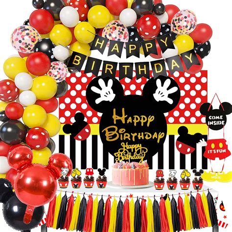 Mickey Mouse Birthday Party Supplies