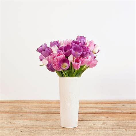 Pink & Purple Tulip Bouquet - The Bouqs Co.