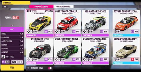 Forza Horizon 5 Cars List (2024 Update)