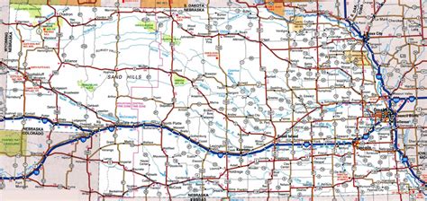 Nebraska Road Map Throughout Printable Road Map Of Colorado - Printable Maps