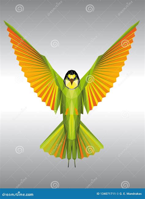 Geometric Bird with Open Wings. Stock Vector - Illustration of wings, black: 134071711