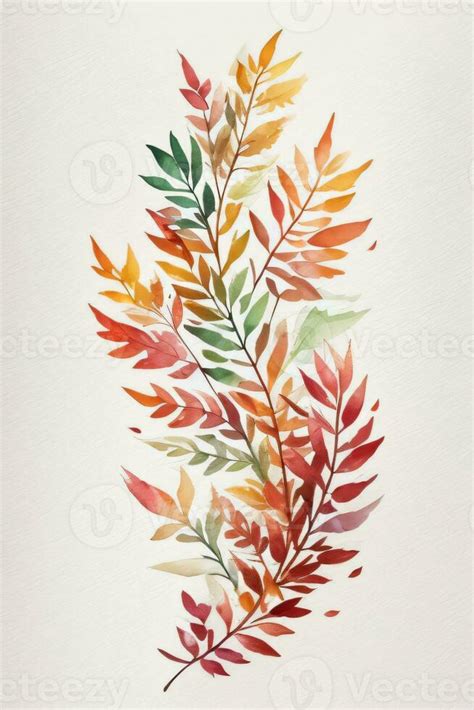 Background with Watercolor Fall Leaves 30009362 Stock Photo at Vecteezy