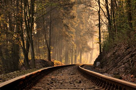 Train Track Wallpaper - WallpaperSafari