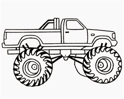 Monster Truck Birthday Party | Monster truck coloring pages, Truck ...