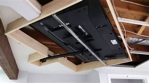 Motorized Folding Ceiling Tv Mount | Shelly Lighting