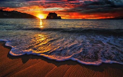 10+ Best Beach Sunset Desktop Wallpapers|FreeCreatives