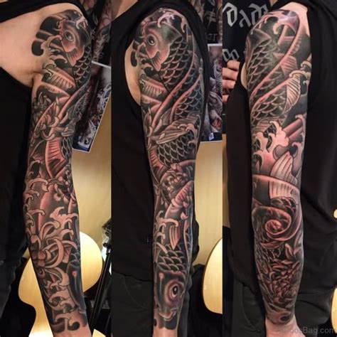 66 Stunning Fish Tattoos On Full Sleeve