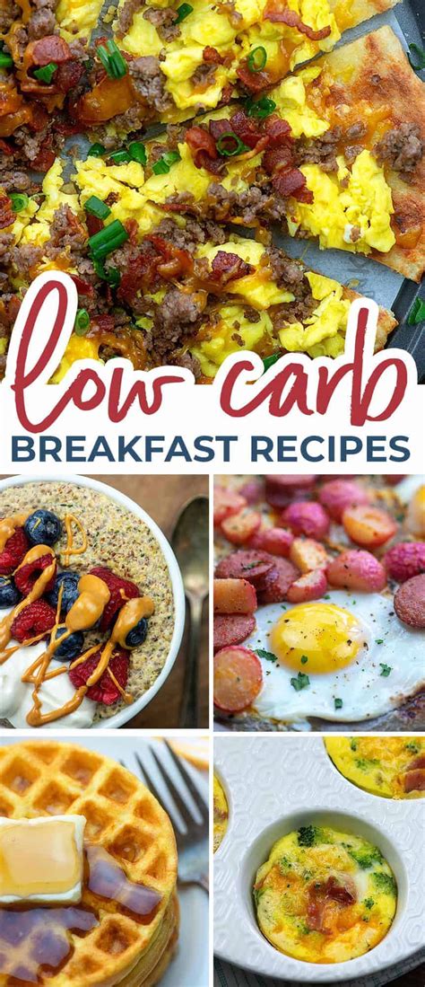 The BEST Low Carb Breakfast Ideas all in one spot!