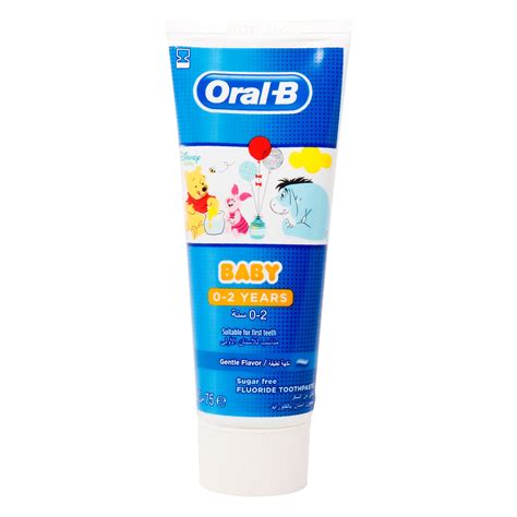 Oral B Baby Toothpaste Sugar Free 75ml Online at Best Price | Tooth Paste | Lulu Egypt