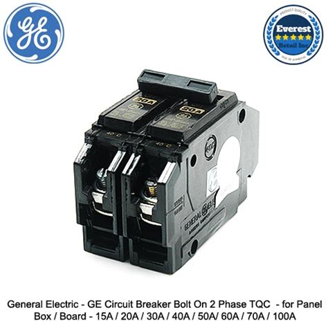 General Electric - GE Circuit Breaker Bolt On 2 Phase TQC - for Panel ...