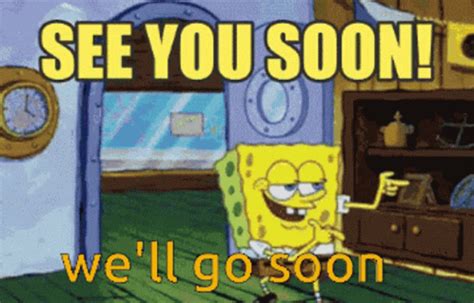 Spongebob Squarepants Spongebob GIF – Spongebob Squarepants Spongebob See You Soon – GIF-ek ...