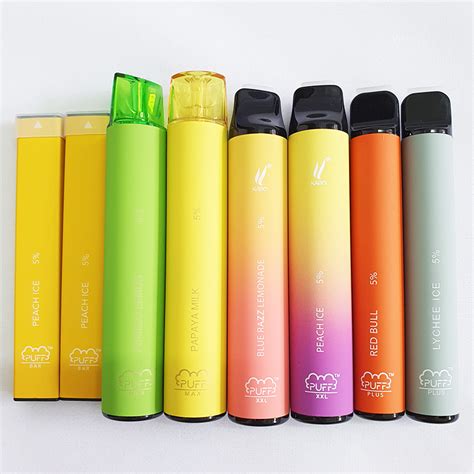 81 Flavors Electronic Cigarette Puff Bar Plus Disposable Vape Pen Puff ...