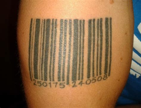 Barcode Tattoos Designs, Ideas and Meaning - Tattoos For You