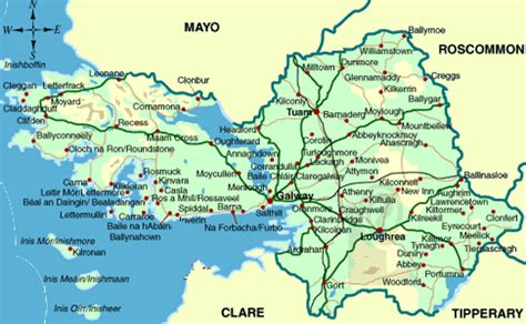 Galway Map - Ireland