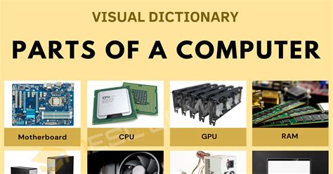 Computer Parts Names in English • 7ESL